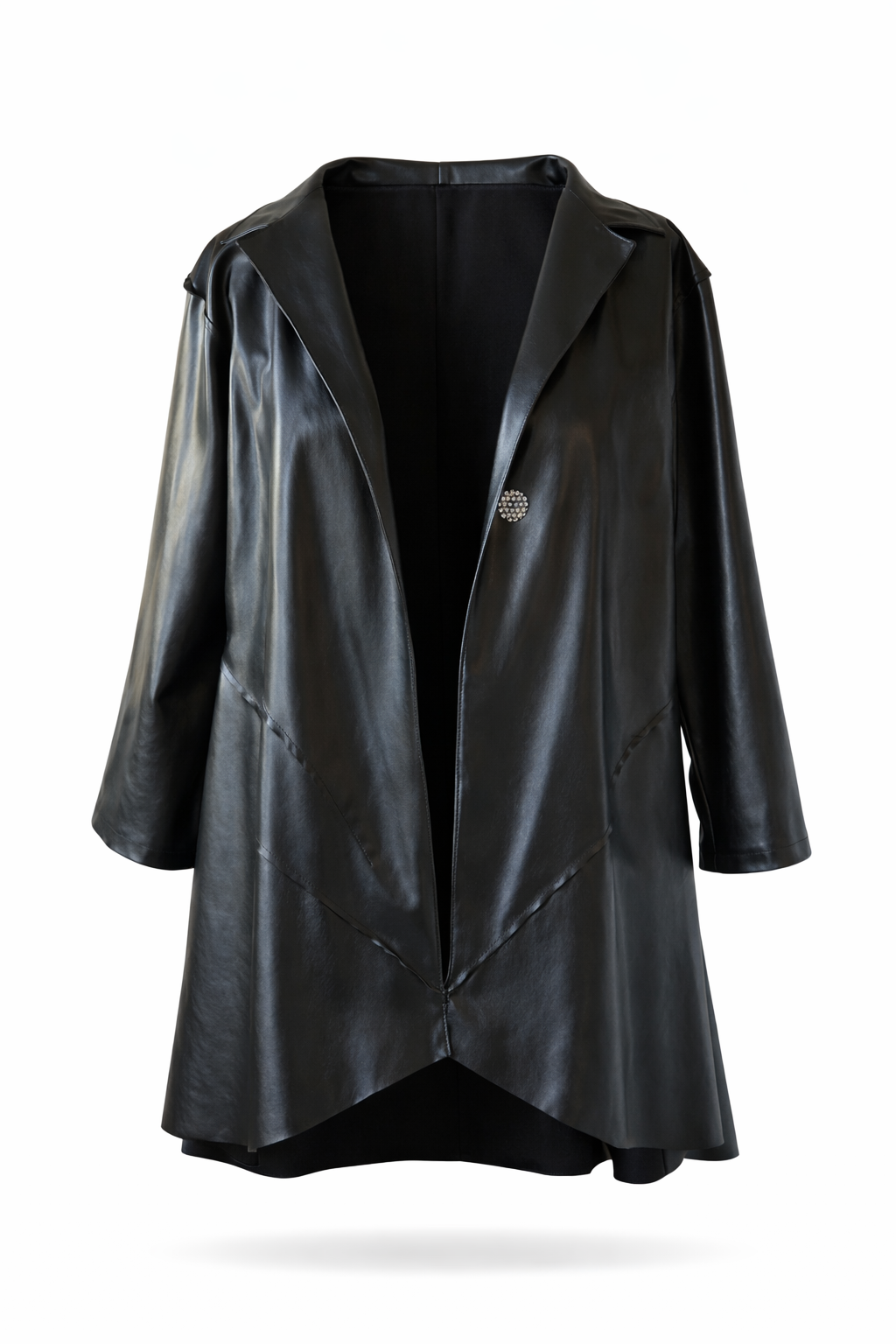 Abrigo de Cuero Chic