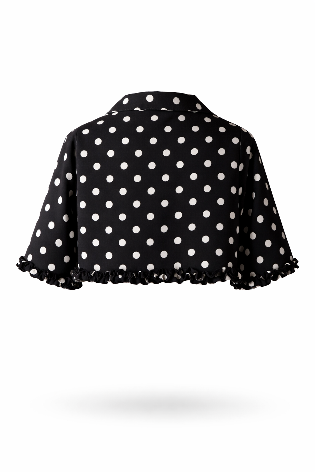Bolero Noir Pois Élégance
