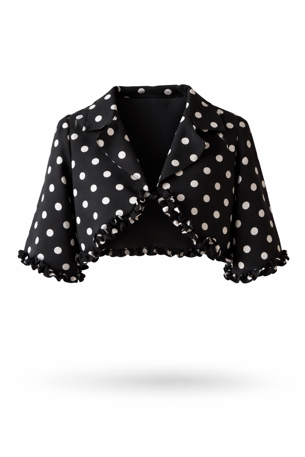 Bolero Noir Pois Élégance