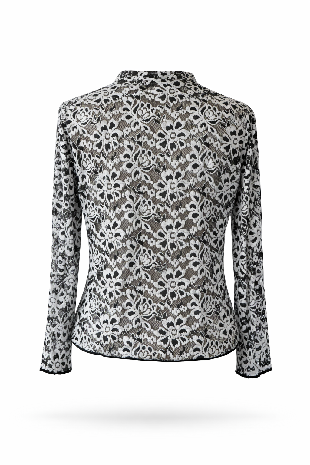 Blusa Encaje Monocromo