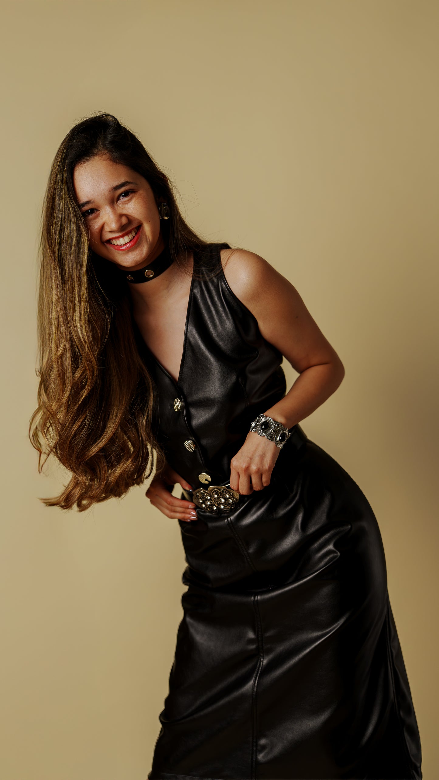 Vestido “Ice Queen Gillet” negro