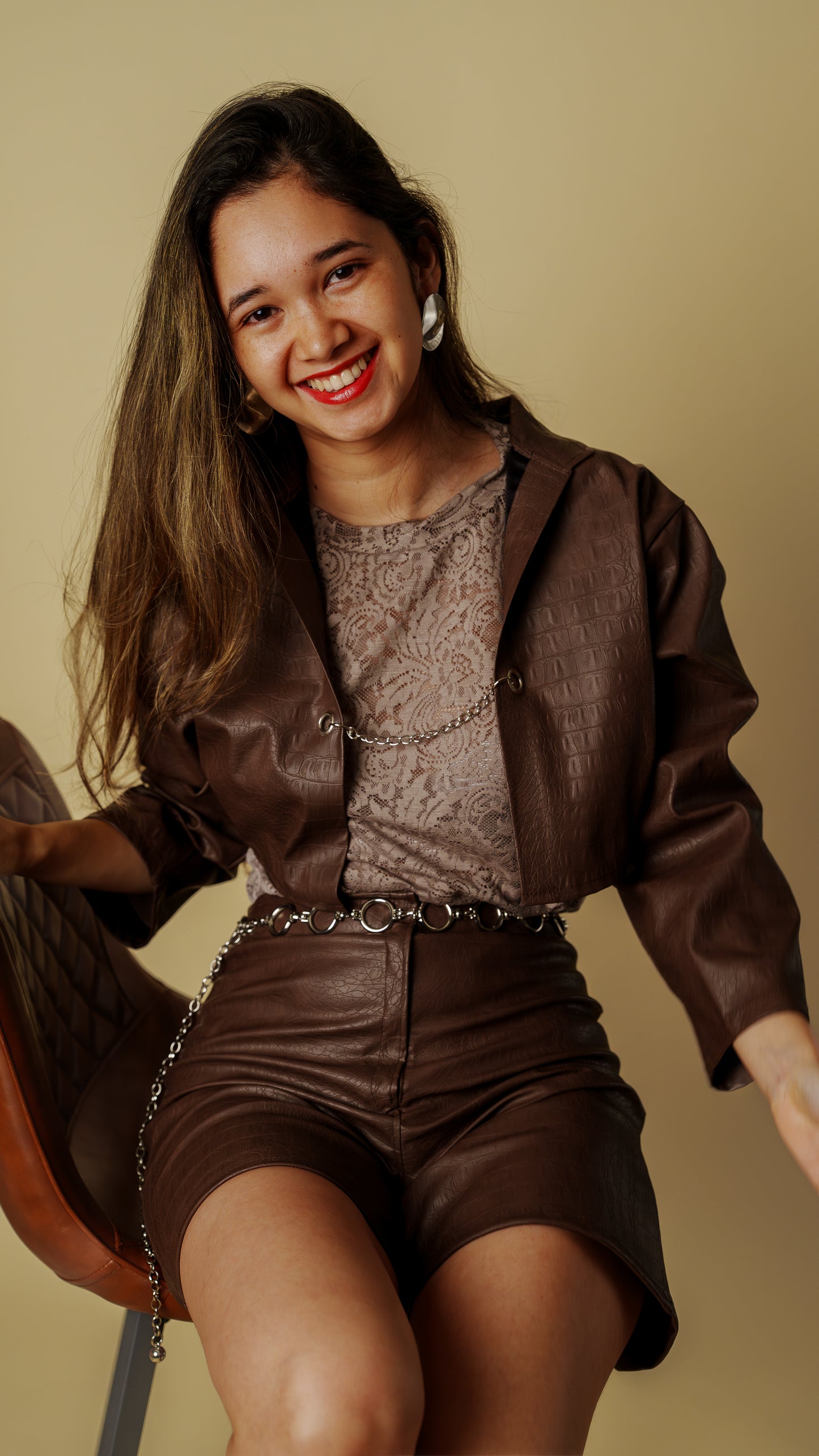 Short “Hagalaz” Marrón