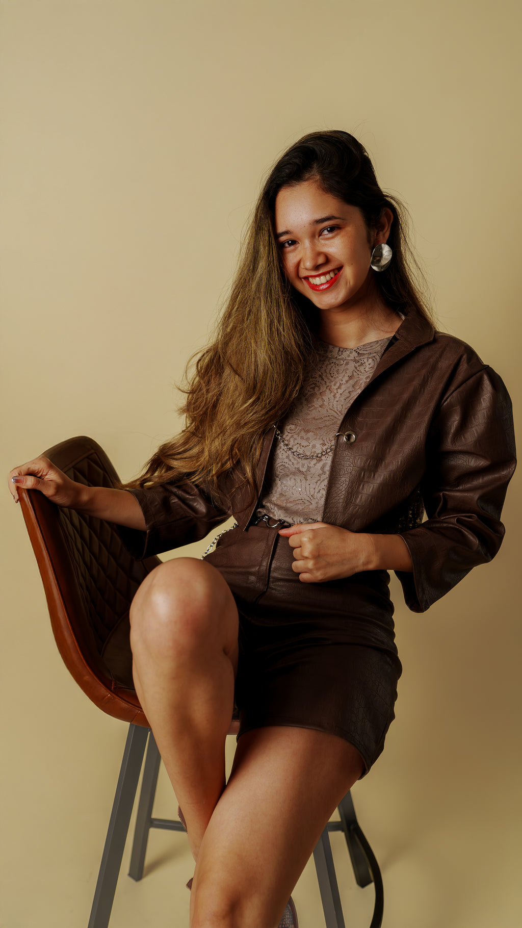 Short “Hagalaz” Marrón