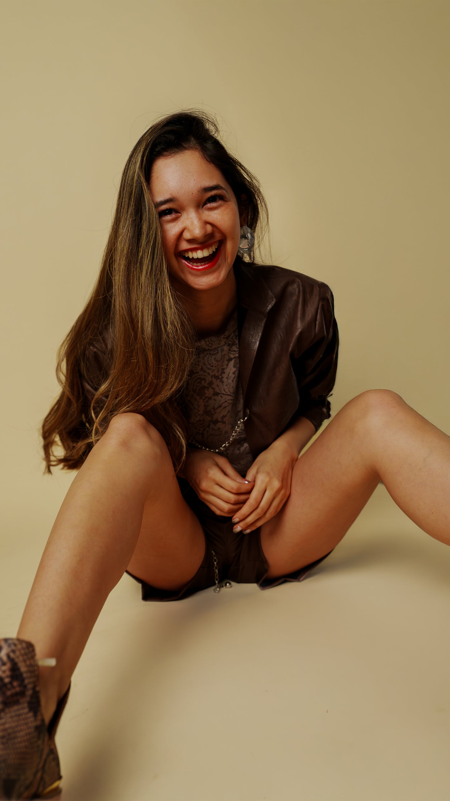 Short “Hagalaz” Marrón