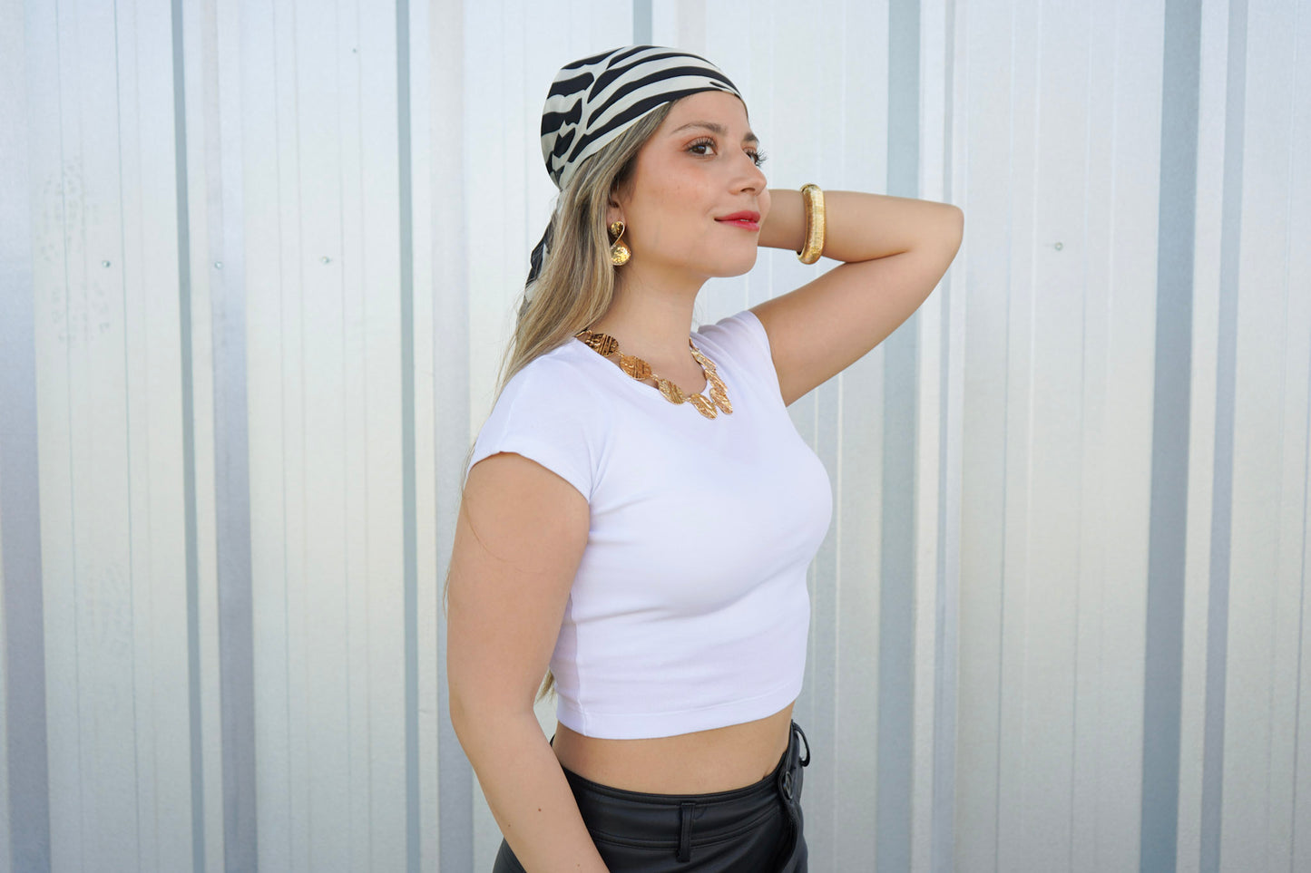 Collar Texturas Doradas