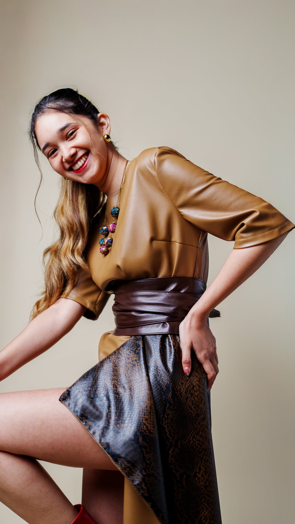 Vestido “Golden Viper”