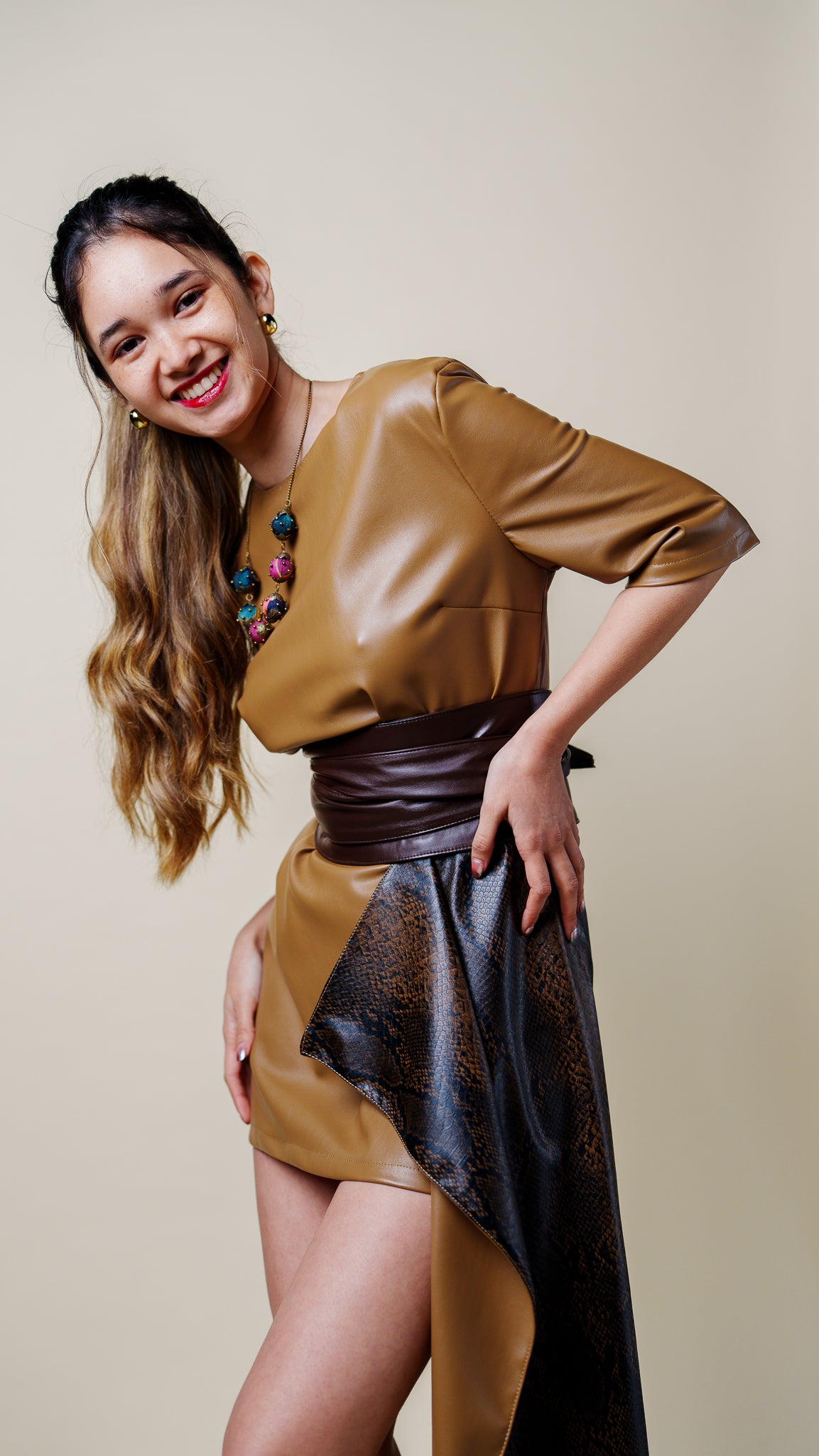 Vestido “Golden Viper”