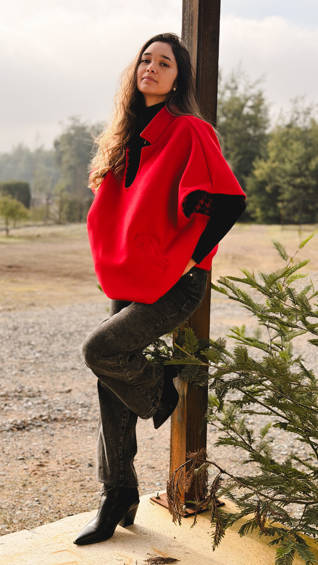 Poncho Windsor Reversible